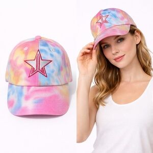 🧢 NWOT! Jeffree Star Tie Die Embroidered Star Hat